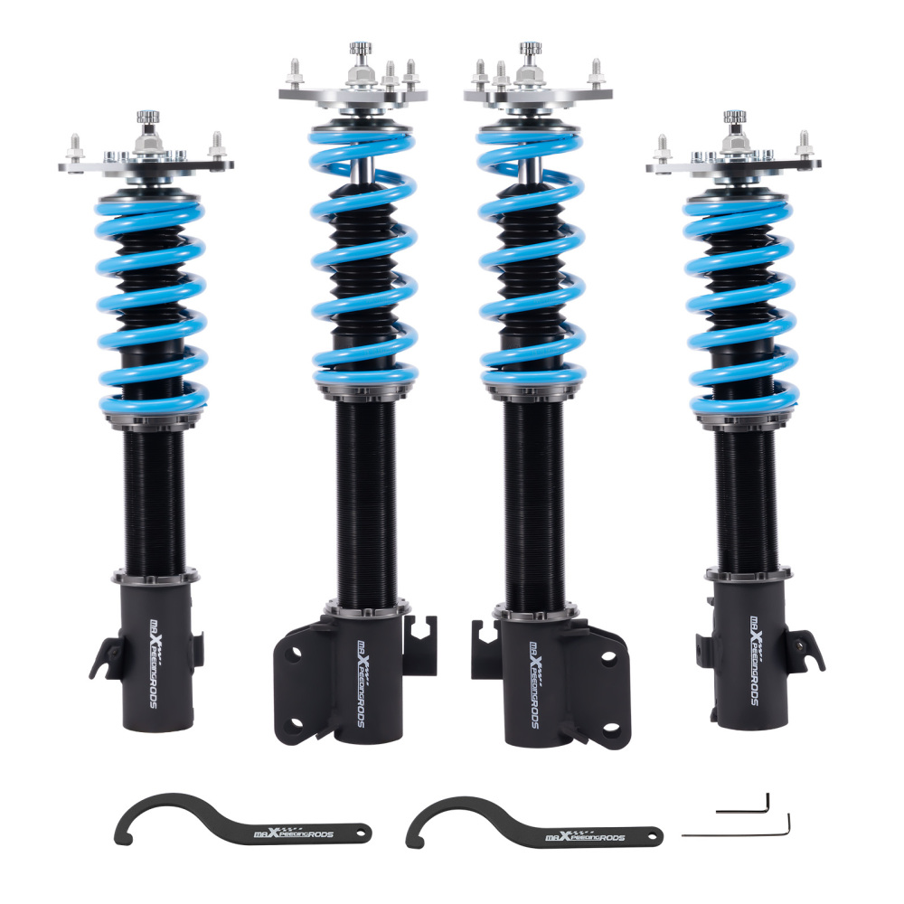 24 Way Adjustable Coilovers Shocks Kit compatible for Subaru Impreza WRX STI 05-07 GDF