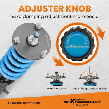 Upgrade Damper Adjustable Coilovers Suspension compatible for Toyota Supra JZA70 MA70 GA70 Lowering Kit