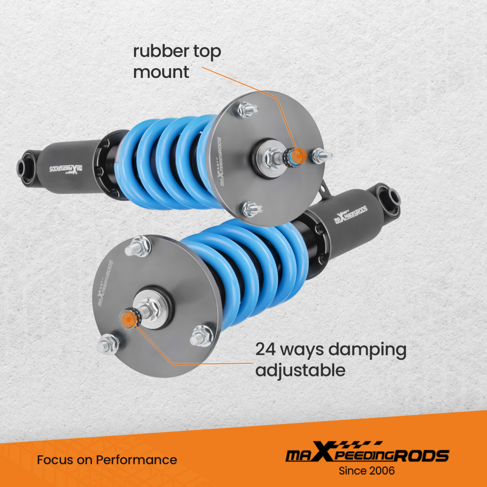 MaXpeedingrods Street Coilovers 24 Ways Damper Shocks Kit For TOYOT compatible for SUPRA 87-92 lowering kit
