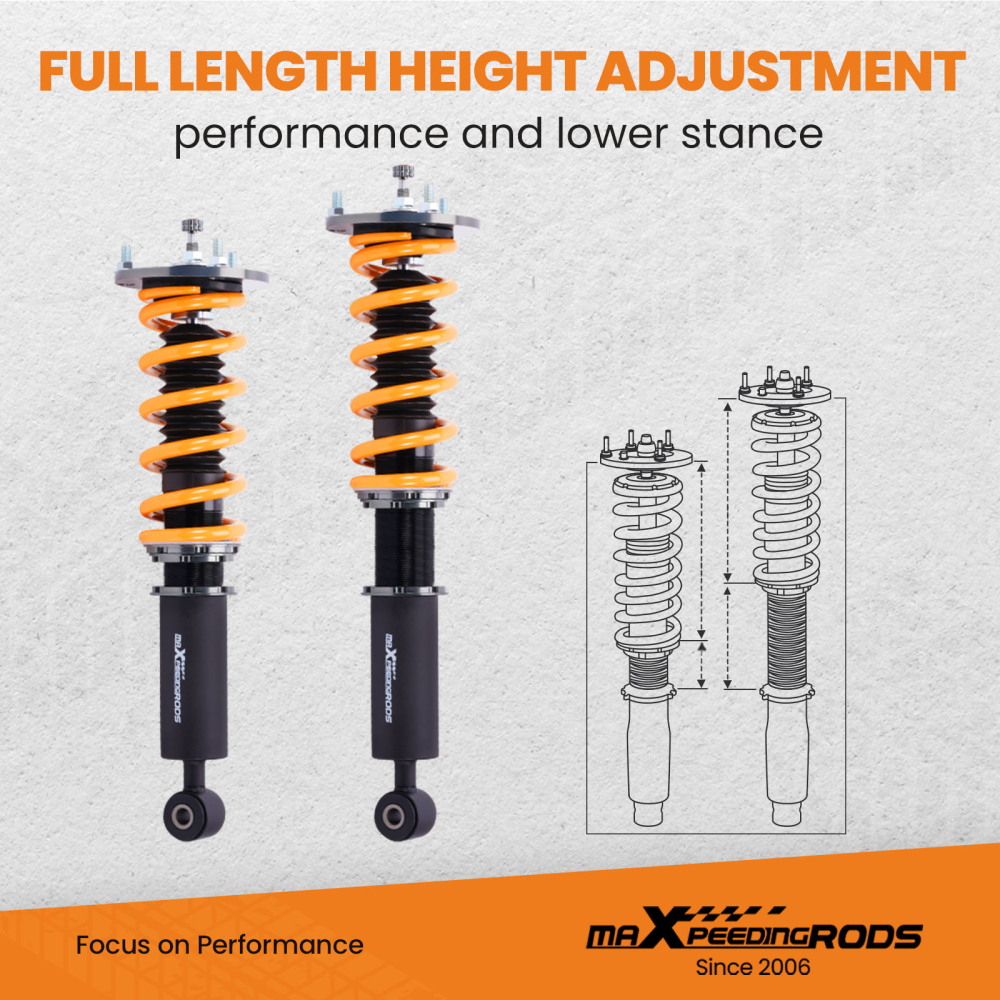 Ammortizzatore Sospensioni complete compatibile per Lexus SC300 SC400 compatibile per Toyota Supra Coilovers Lowering Kit