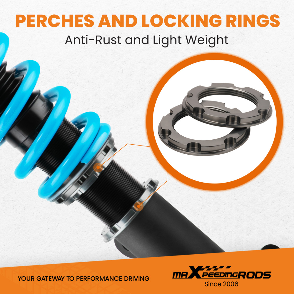 MaXpeedingrods COT6 Coilovers 24 Way Damper Suspension compatible for Scion tC 2005-2010 lowering kit