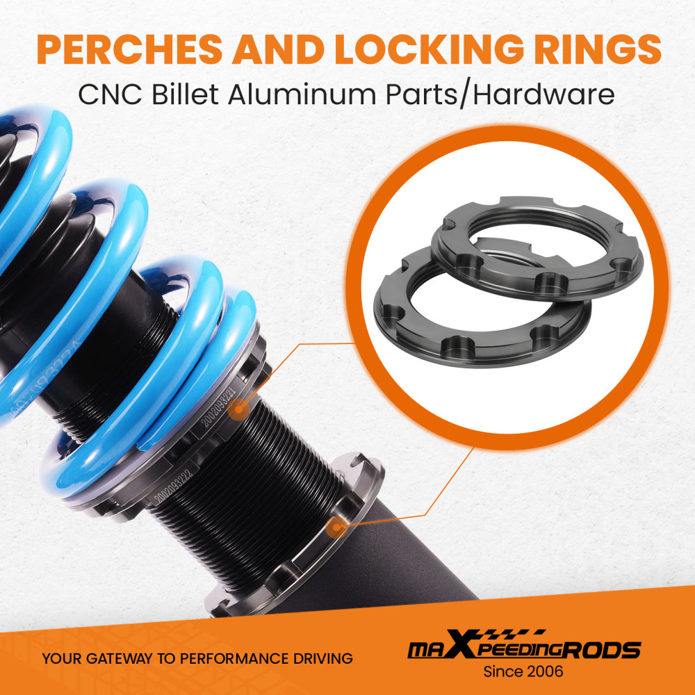 Maxpeedingrods COT6 Coilovers 24 Way Damper Struts compatible for Scion TC 2011-2016 AGT20