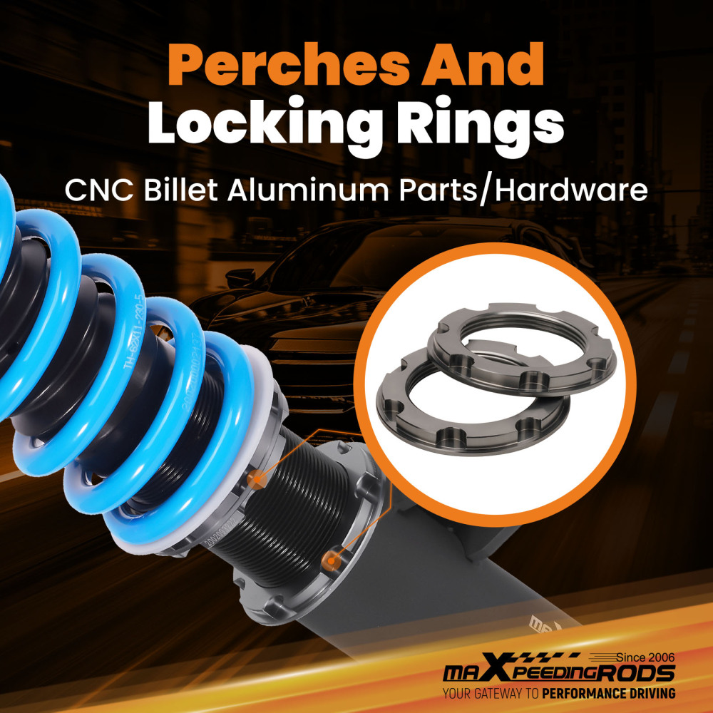 MaXpeedingrods T6 Adjustable Coilover Shocks Kit compatible for Toyota CH-R CHR AX10 18-22