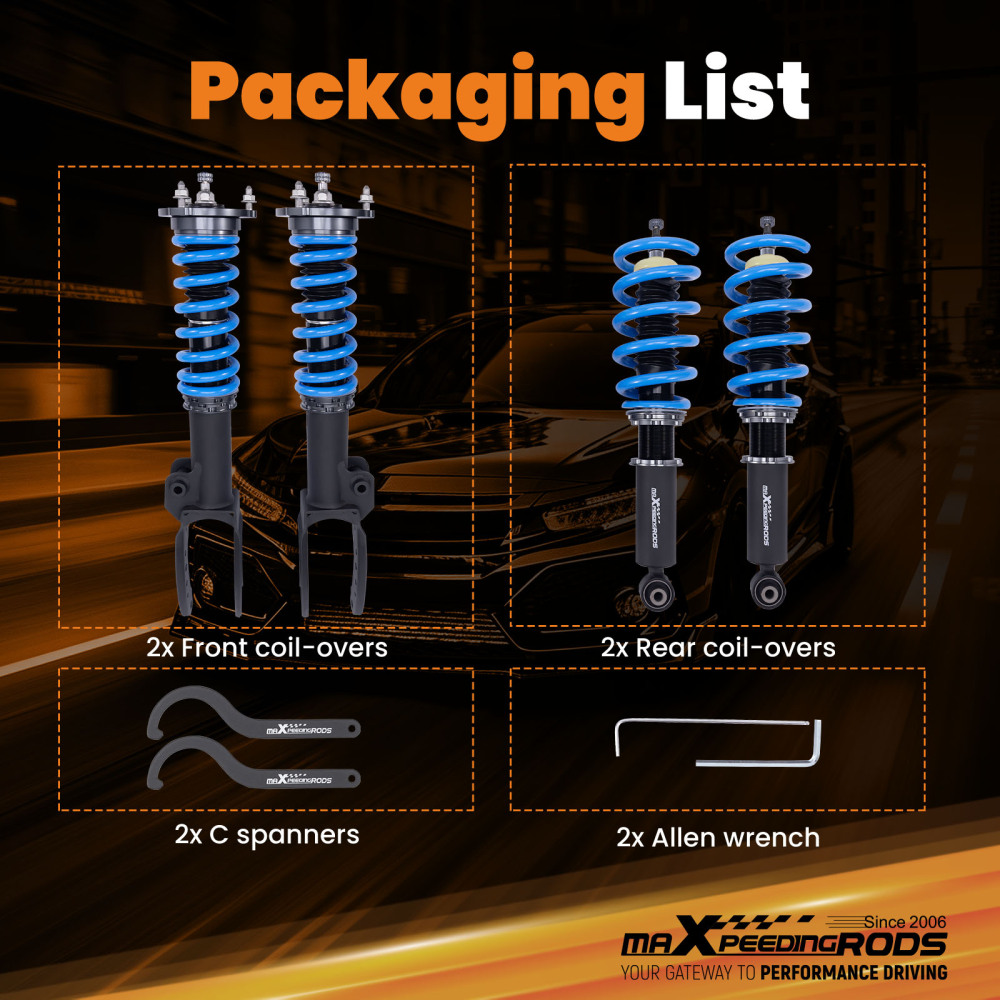 Coilovers Suspension Kit compatible for VW Touareg 7P 2010-2017