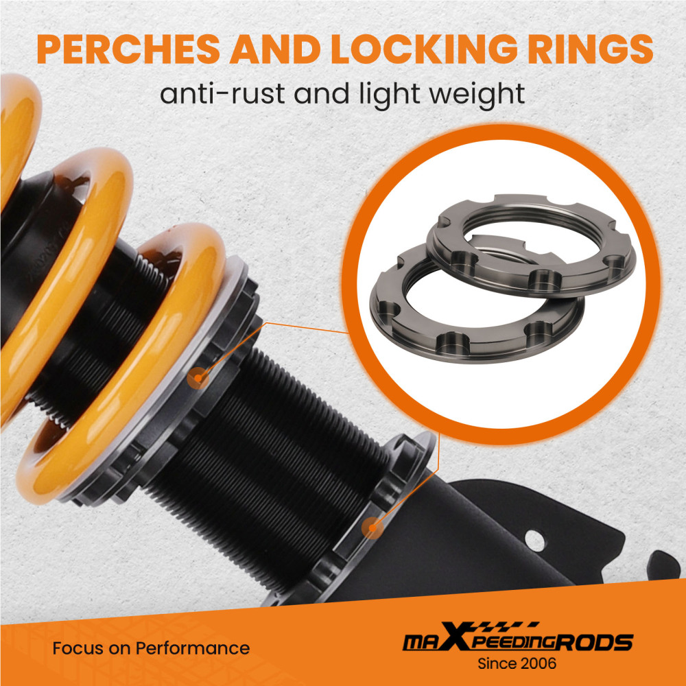 Upgraded Racing Coilovers Suspension Kits compatible for Toyota Celica GT GTS compatible for FWD 1990-1993 Lowering Kit