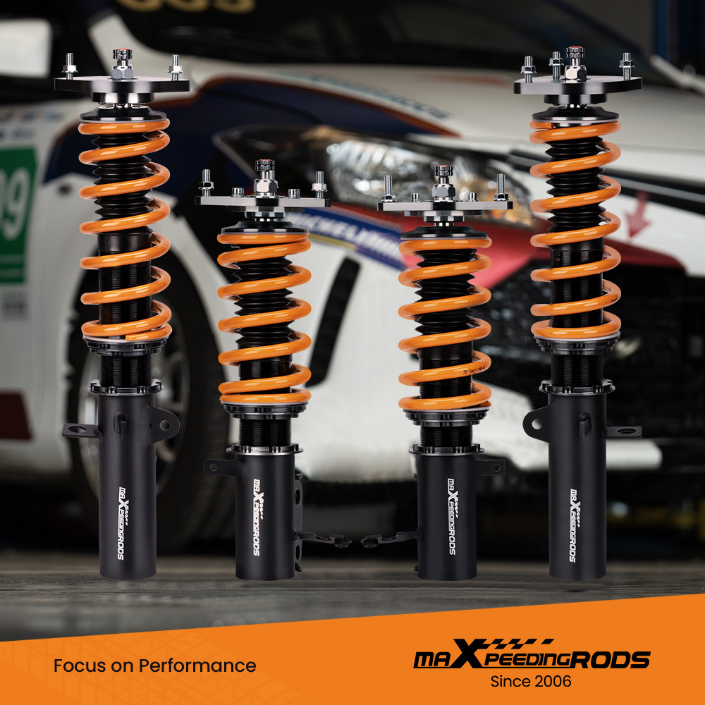 COT6 STREET ADJUSTABLE COILOVER SUSPENSION compatible for COROLLA E90 E100 E110 AE92 88-99 lowering kit