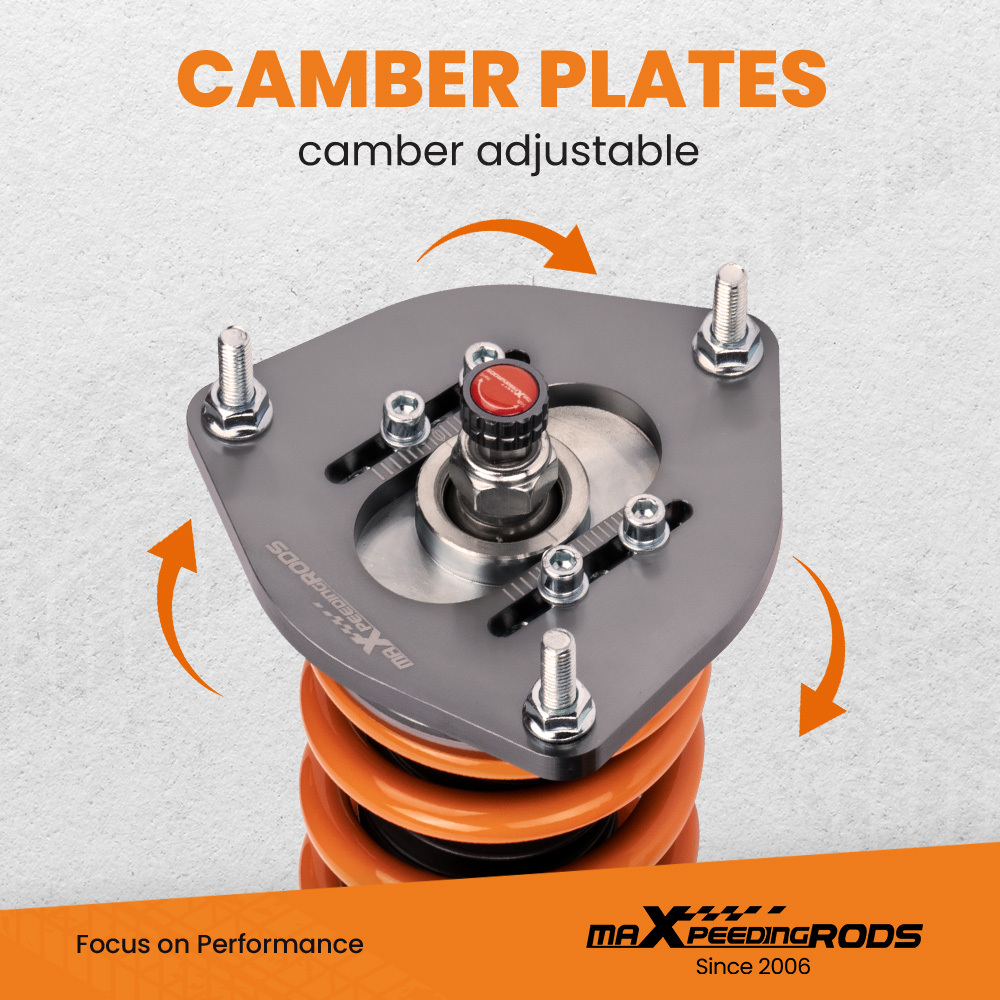 COT6 STREET ADJUSTABLE COILOVER SUSPENSION compatible for COROLLA E90 E100 E110 AE92 88-99 lowering kit