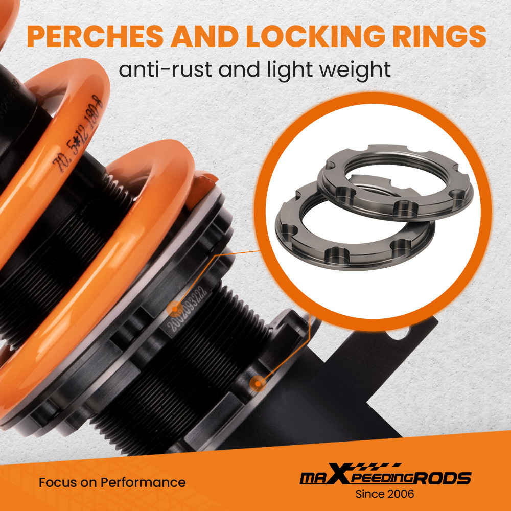 COT6 STREET ADJUSTABLE COILOVER SUSPENSION compatible for COROLLA E90 E100 E110 AE92 88-99 lowering kit