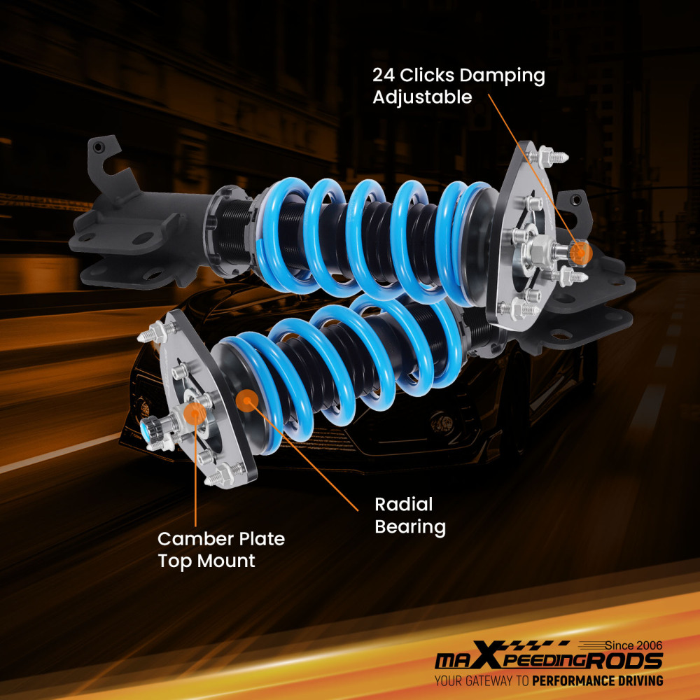 Adjust Coilover compatible for Toyota Corolla E90 E100 E110 AE92 AE101 AE111 Suspension Kit Lowering Kit