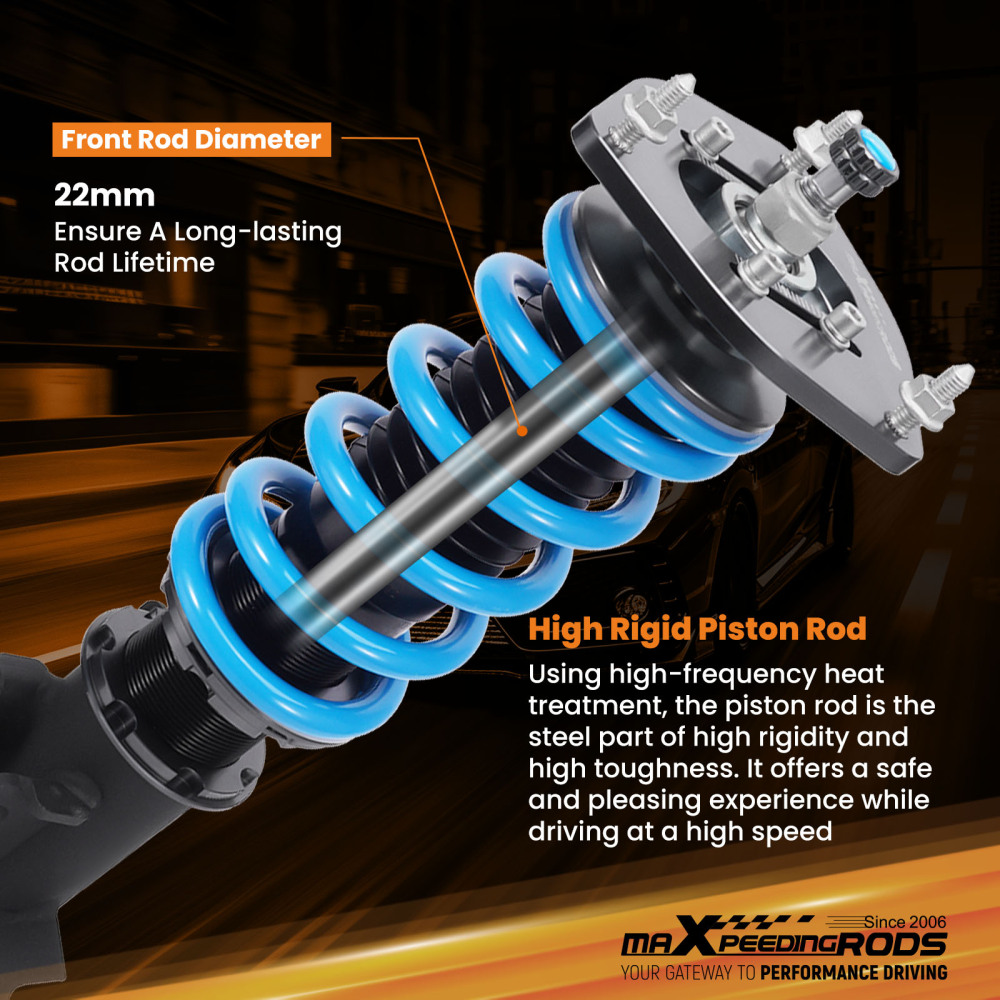 Upgrade Racing Coilover Kit compatibile per Toyota Corolla E90 E100 E110 87-00 Ammortizzator