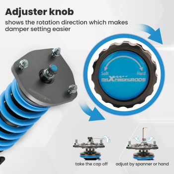 maXpeedingrods Coilover Struts compatible for Toyota Corolla 1988-1999 E90 E100 E110 AE92 Lowering Kit