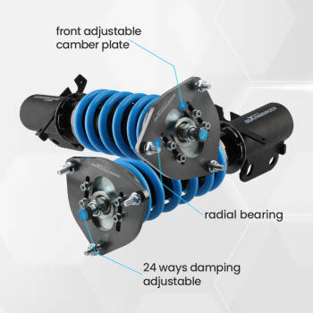 Upgrade Adjustable Coilover compatible for Toyota Corolla E90 E100 E110 AE92 AE101 AE111 Lowering Kit