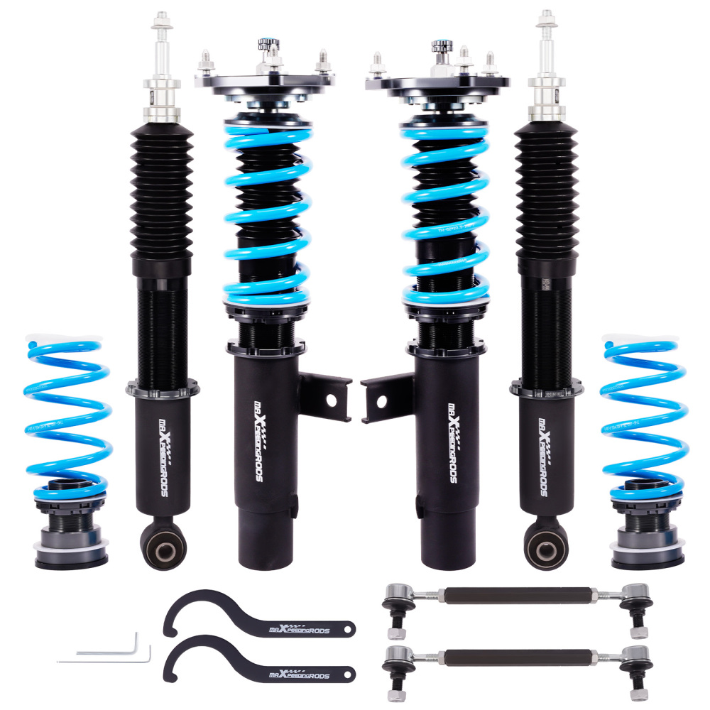 24 Level Adjustable Coilovers Lowering Suspension compatible for Audi TT Mk2 (8J) 07-14