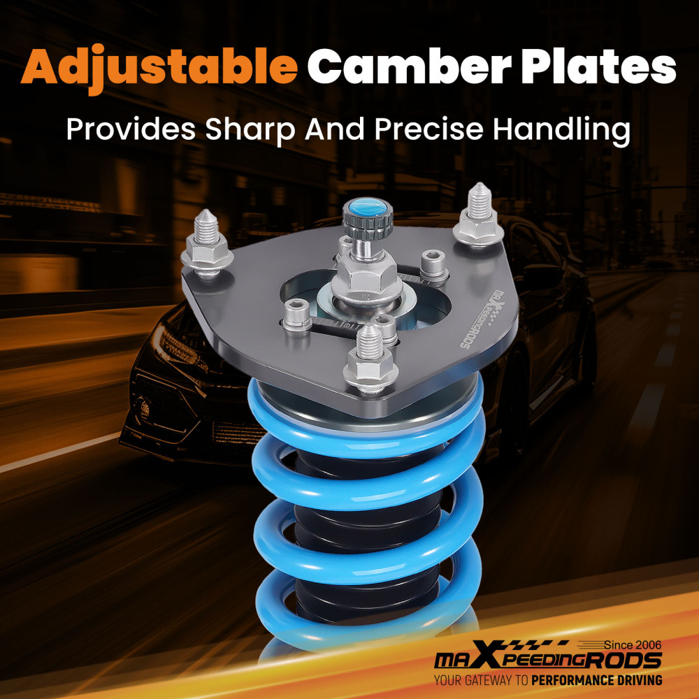 MaXpeedingrods T6 24 Level Coilovers Lowering Kit compatible for Hyundai Veloster 2012-2017