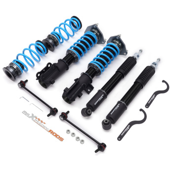 24 Level Adj. Damper Coilovers Shocks Lowering Kit compatible for Hyundai Elantra 2017-2020