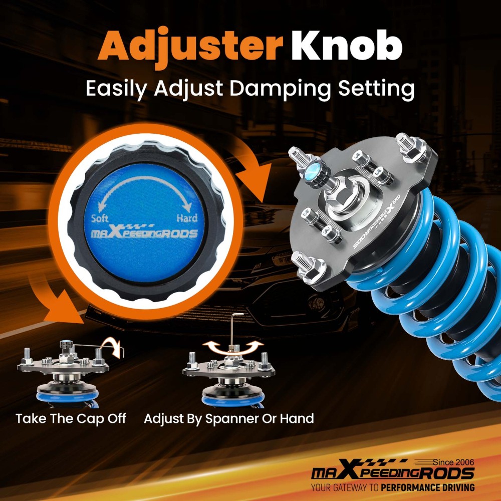 Damper Adjustable Coilover Springs Lowering Kit compatible for Toyota Venza compatible for FWD AV10 09-15