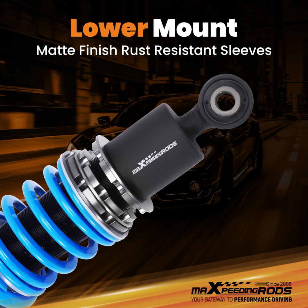 MaXpeedingrods T6 Adjustable Coilovers Shocks Kit compatible for Dodge Viper 1992-1995