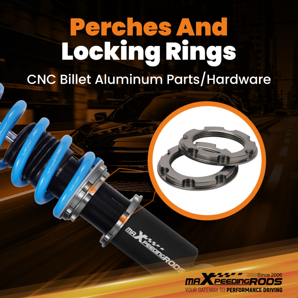 MaXpeedingrods T6 Coilovers Suspension Lowering Kit compatible for Dodge Viper 1996-2002