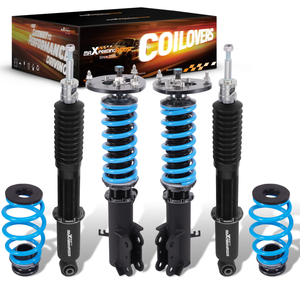 Coilovers 24 Way Damper Lowering Kit compatible for Chevrolet Volt 2016-2019 Shock Absorber
