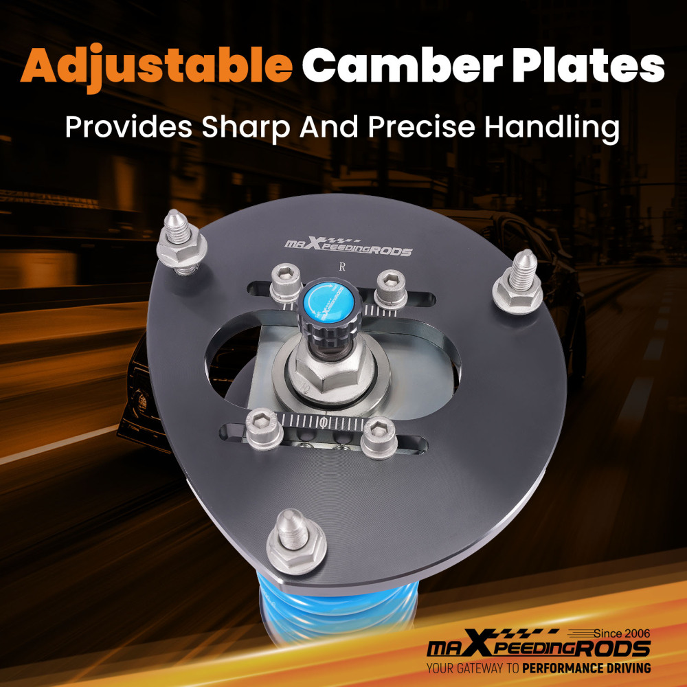 Coilovers 24 Way Damper Lowering Kit compatible for Chevrolet Volt 2016-2019 Shock Absorber