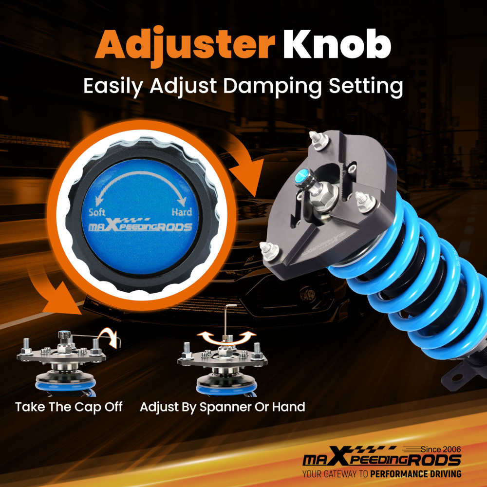 Maxpeedingrods T6 Coilovers Shock compatible for Mercedes-Benz W204 C180 C200 C220 C300 RWD