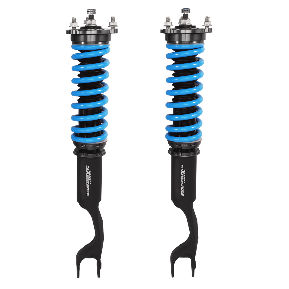 Coilovers 24 Way Adjustable Lowering Kit compatible for Mercedes Benz C-Class W205 4Matic