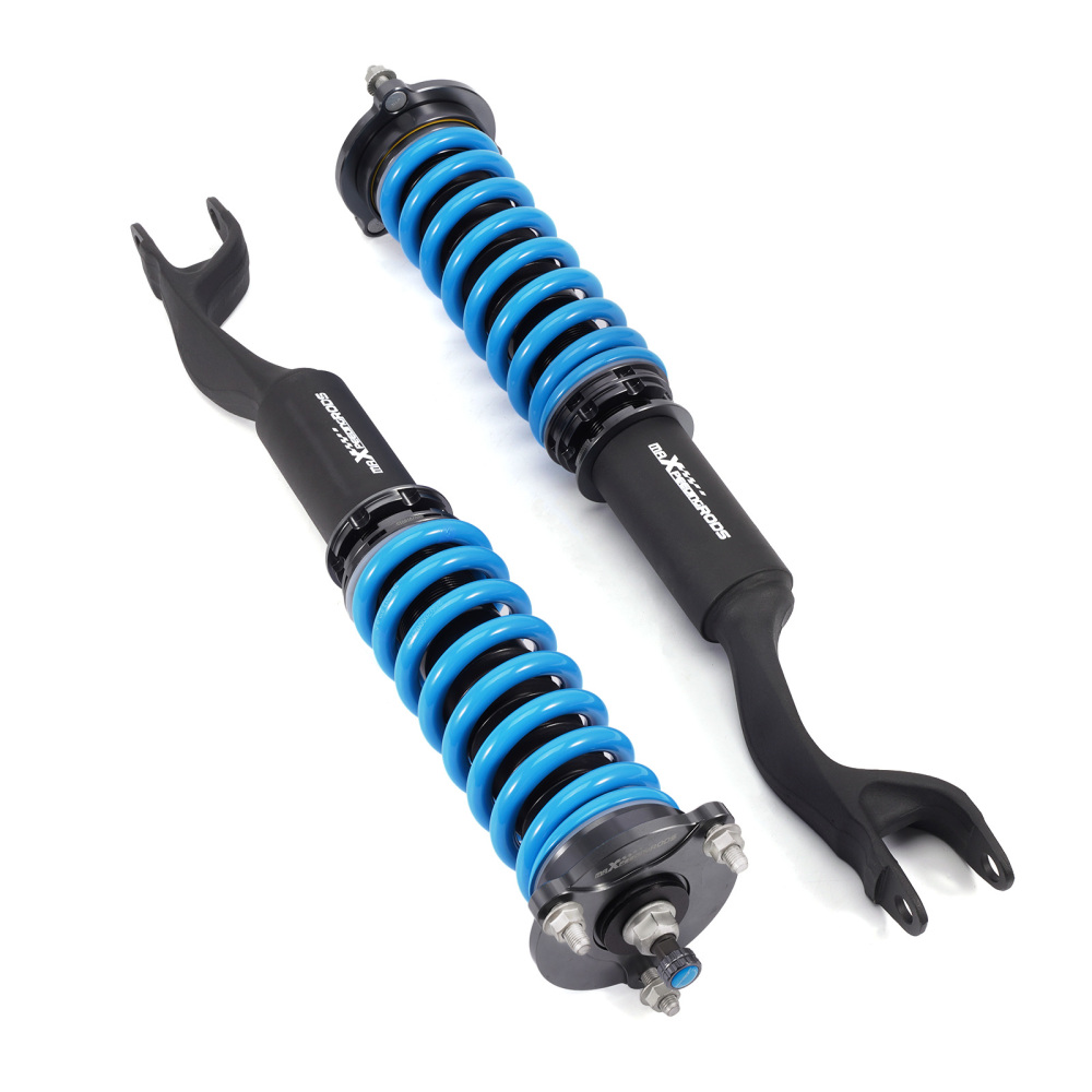 Coilovers 24 Way Adjustable Lowering Kit compatible for Mercedes Benz C-Class W205 4Matic