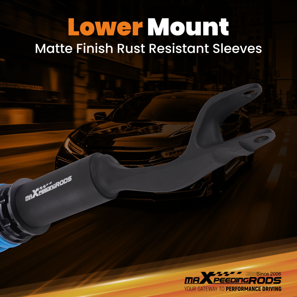 Coilovers 24 Way Adjustable Lowering Kit compatible for Mercedes Benz C-Class W205 4Matic