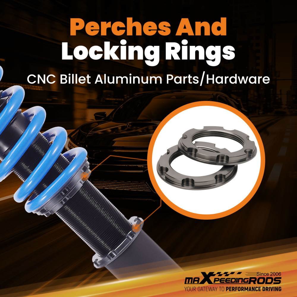 MaXpeedingrods T6 Coilovers Shock Kit compatible for Mercedes S-Class W220 S500 2WD 00-06