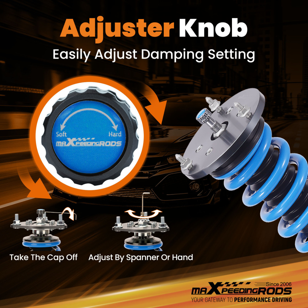 MaXpeedingrods T6 Coilovers Shock Kit compatible for Mercedes S-Class W220 S500 2WD 00-06