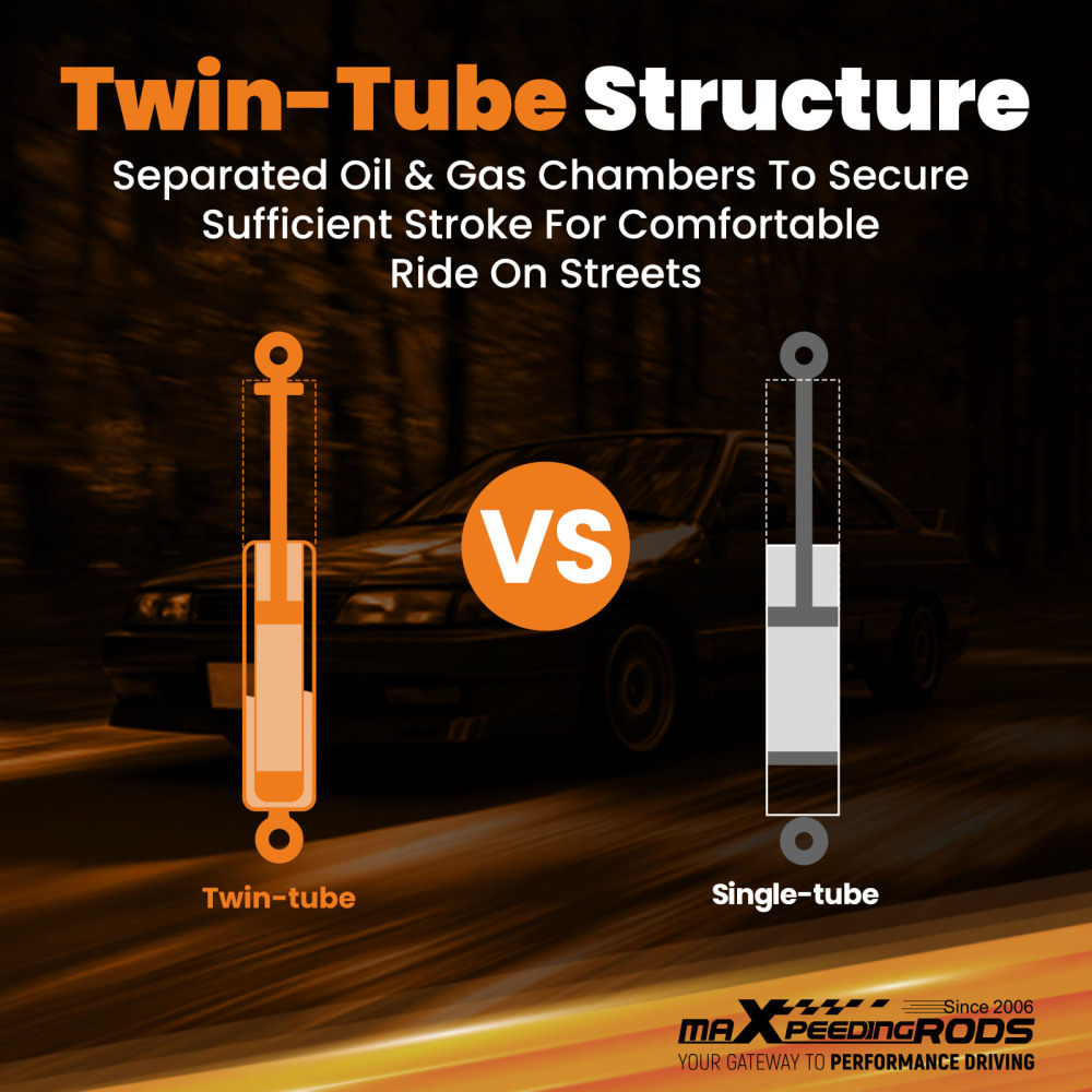 24 Level Adjustable Damper Coilover Lowering Kit compatible for Subaru WRX 2022-2025