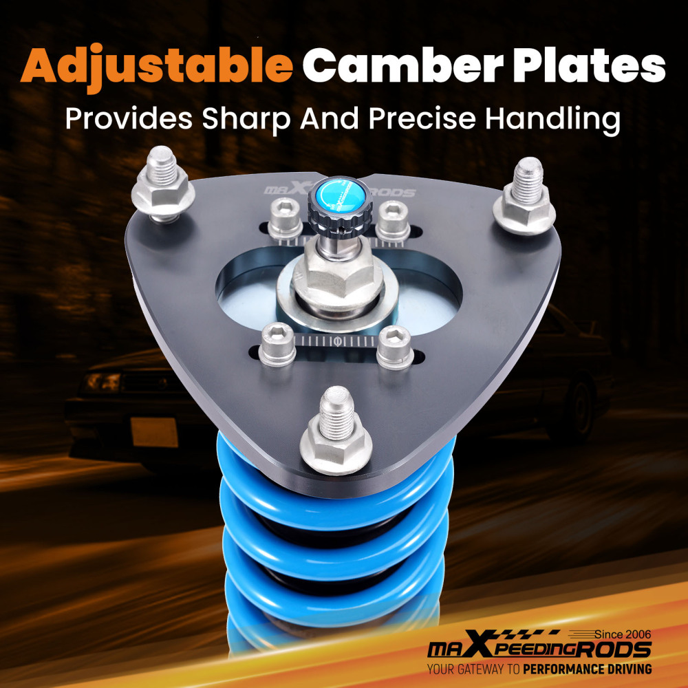 24 Level Adjustable Damper Coilover Lowering Kit compatible for Subaru WRX 2022-2025