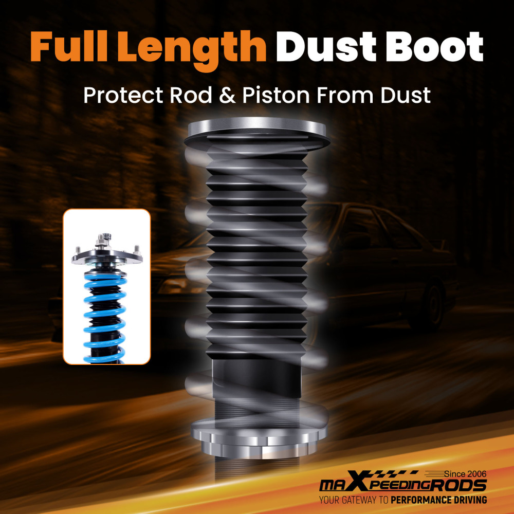 24 Level Adjustable Damper Coilover Lowering Kit compatible for Subaru WRX 2022-2025