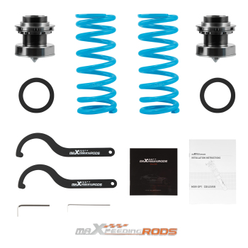 Compatible for Scion XB 2004-2006 compatible for Toyota Echo 2000-2005 Maxpeedingrods COT6 Coilovers Suspension Damper Set lowering kit