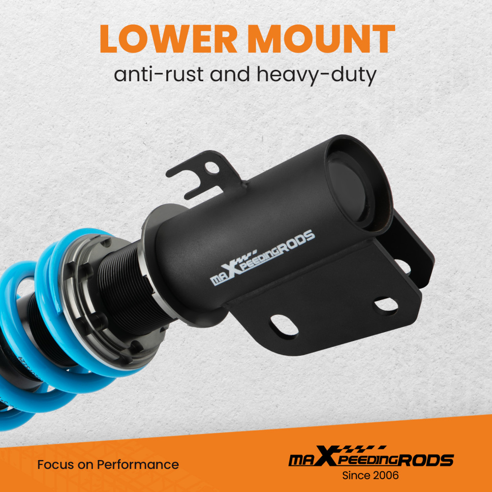 Compatible for Scion XB 2004-2006 compatible for Toyota Echo 2000-2005 Maxpeedingrods COT6 Coilovers Suspension Damper Set lowering kit