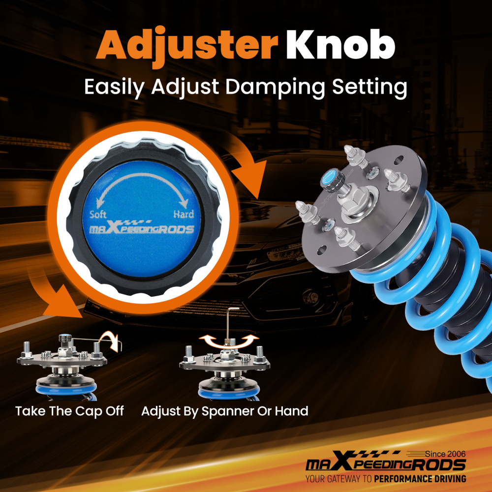 MaXpeedingrods 24 Way Adjustable Coilovers Suspension compatible for Jaguar XF 2007-2015
