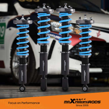 Adjustable Coilovers Suspension Struts compatible for JAGUAR XJ8 XJR 2003-2009 X350 X358 Lowering Kit