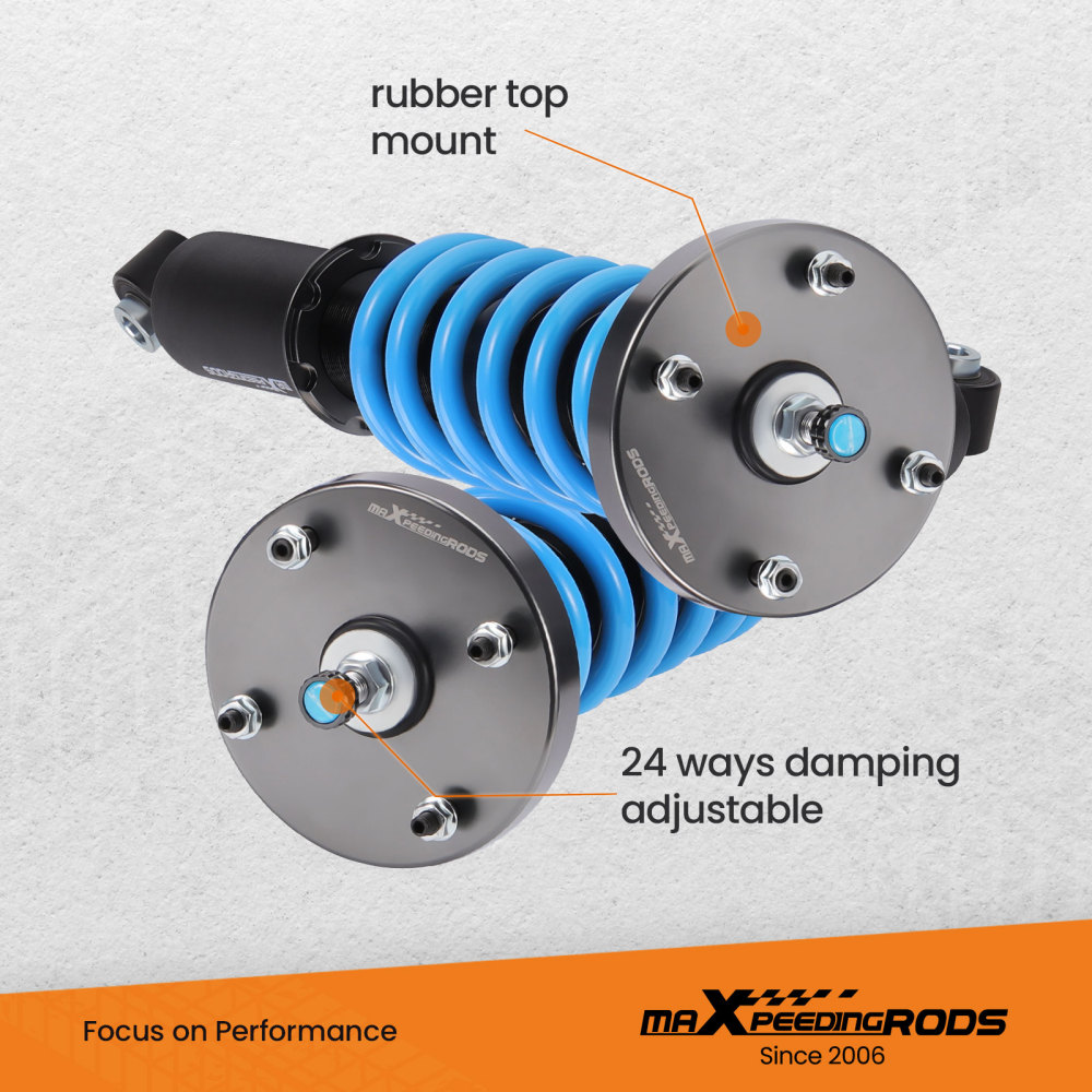 Adjustable Coilovers Suspension Struts compatible for JAGUAR XJ8 XJR 2003-2009 X350 X358 Lowering Kit