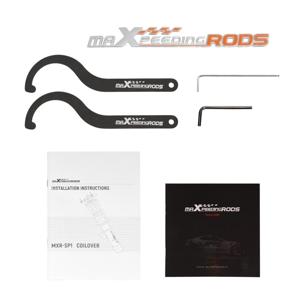 maXpeedingrods T6 Coilovers compatible for Toyota Yaris 2007-2011 Aqua Suspension Struts