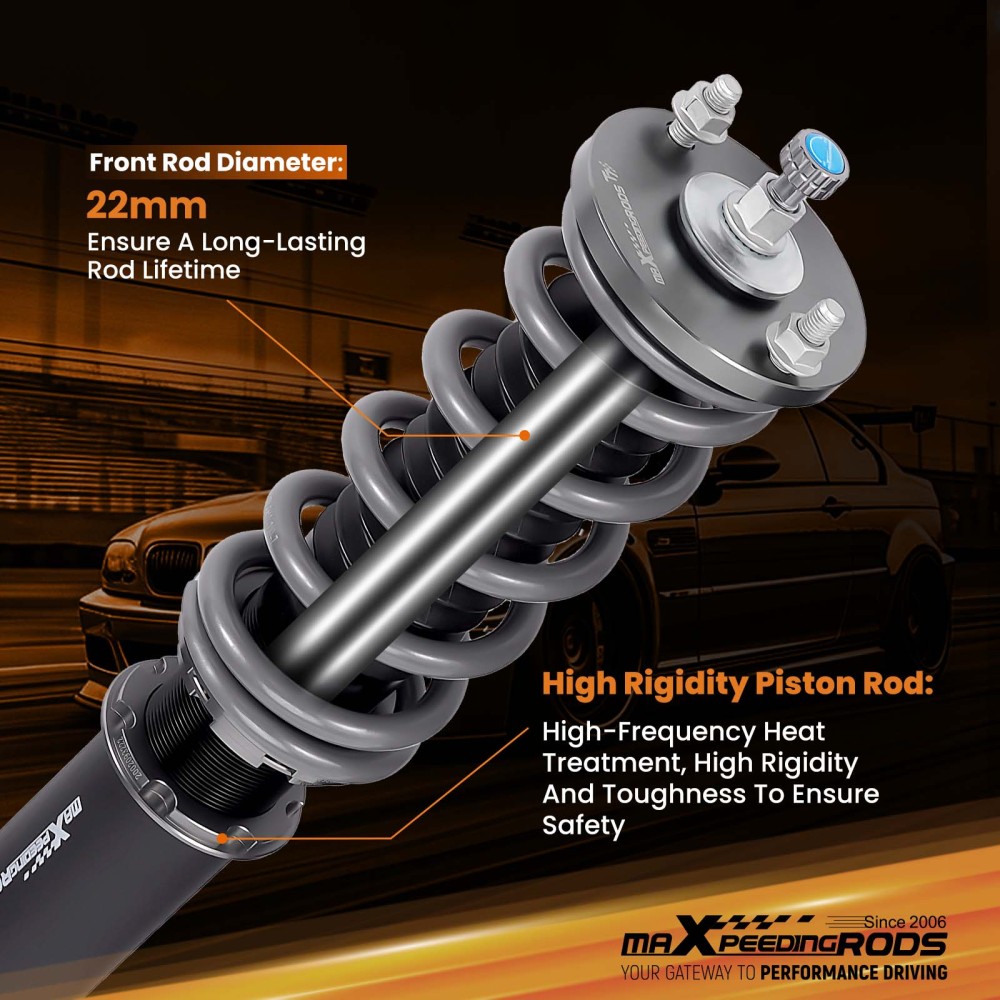 Racing Coilovers Kit w/ 24-Way Damping compatible for Honda Accord 08-12 compatible for Acura TSX 09-14