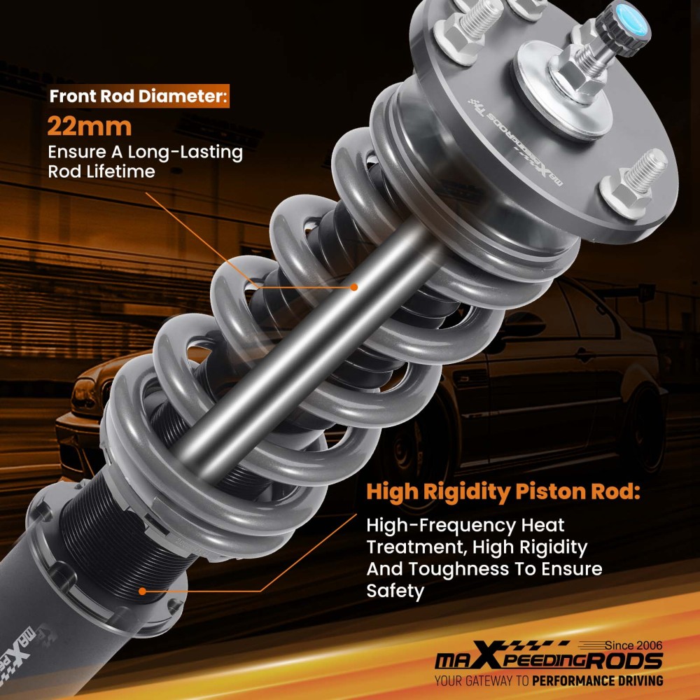 MaXpeedingrods T7 Coilover 24 Step Damper Lowering Kit For Honda Accord 98-02