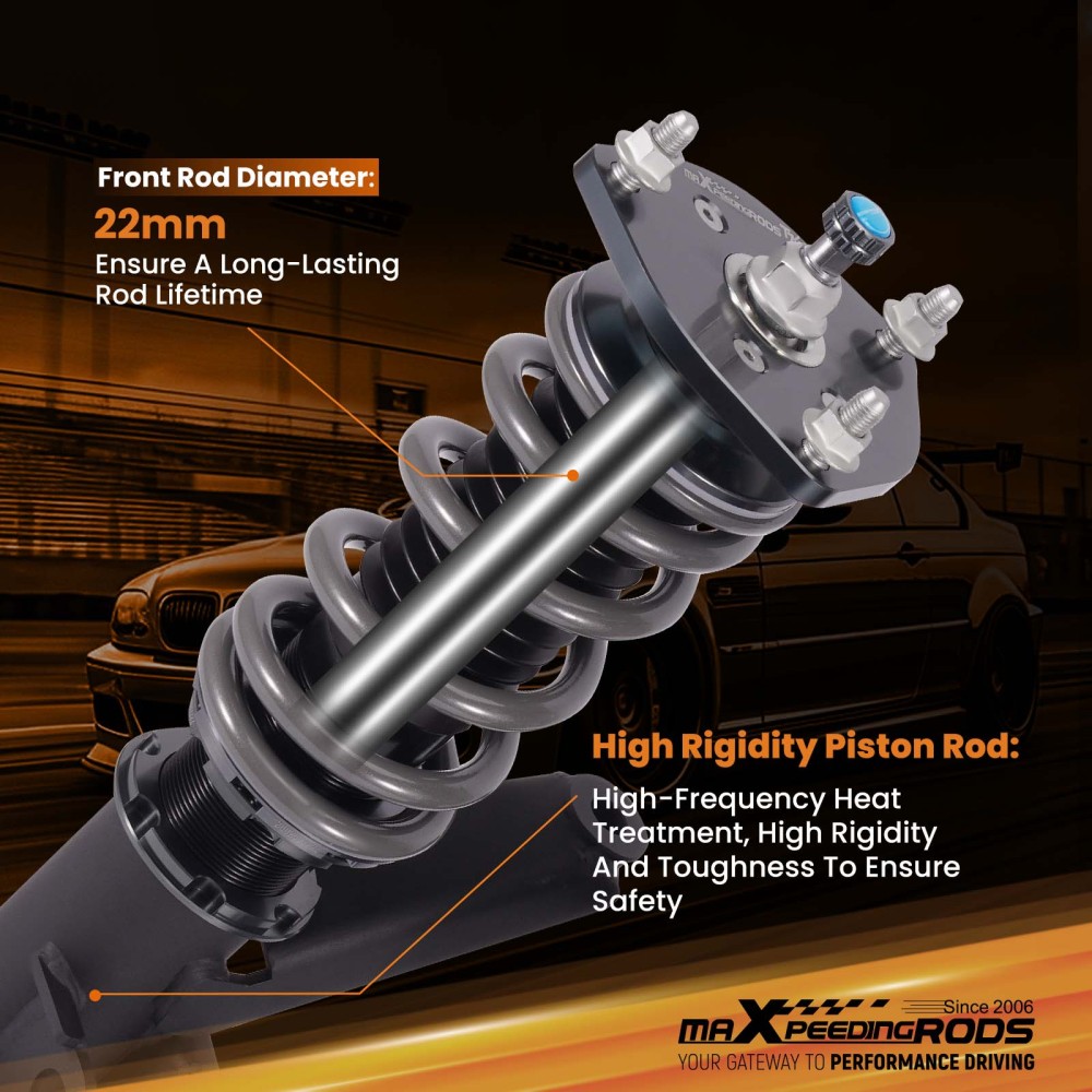 MaXpeedingrods T7 Coilovers 24 Way Damper For ACURA RSX TYPE S BASE DC5 02-06 Lowering Kit