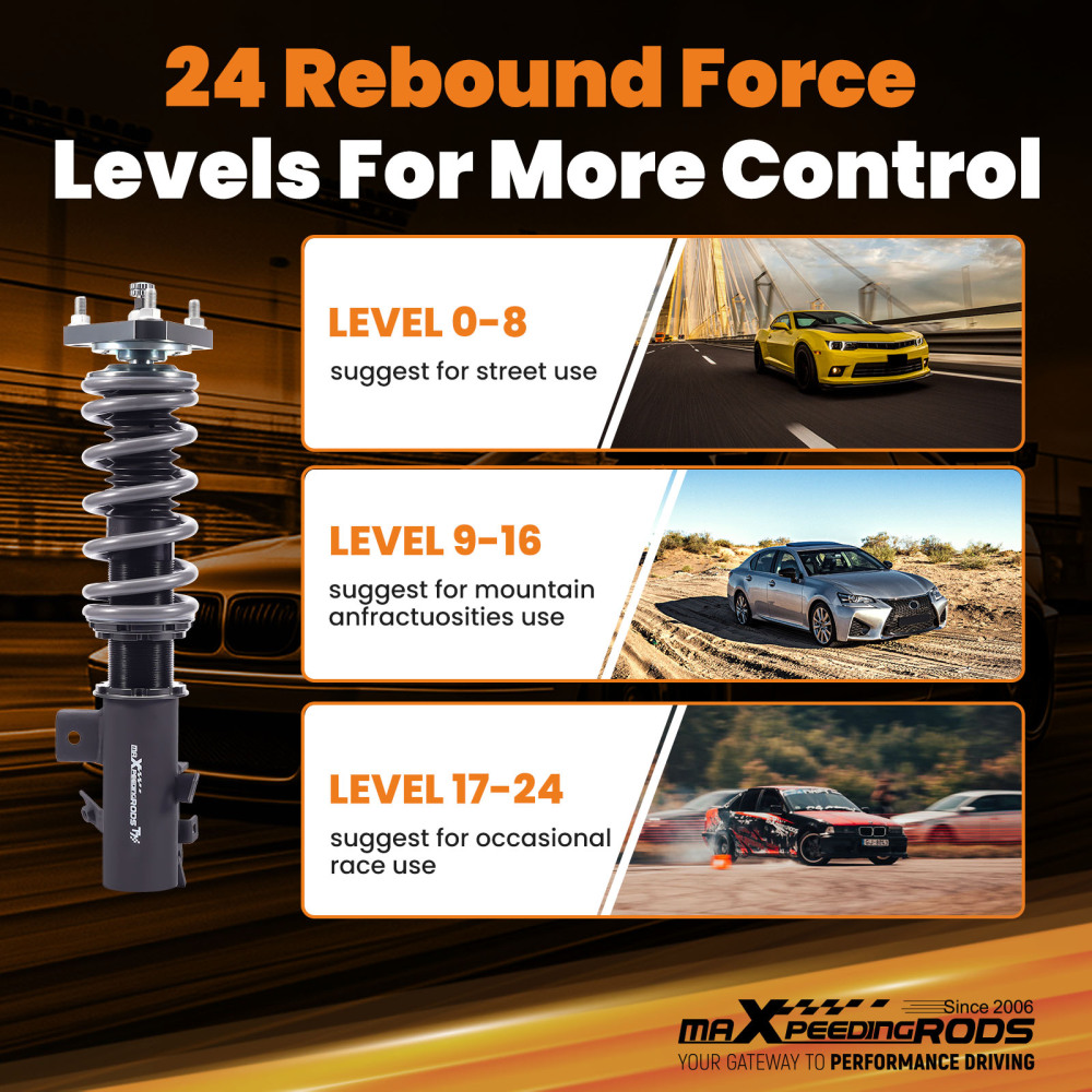 MaXpeedingrods T7 Coilovers Lowering Kit For Honda Civic 2012 2013 2014 2015