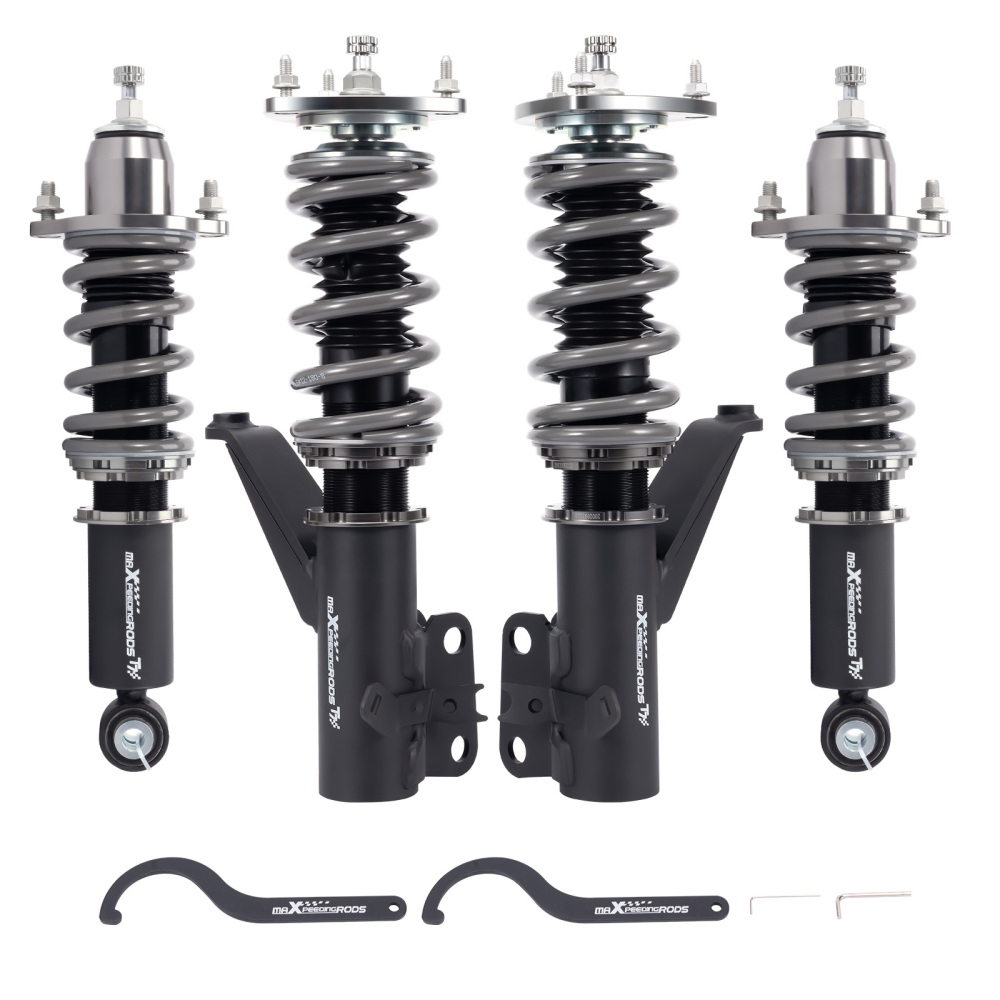 MaXpeedingrods T7 Coilover 24 Way Damper Spring Kit compatible for Honda CR-V compatible for FWD AWD 02-06