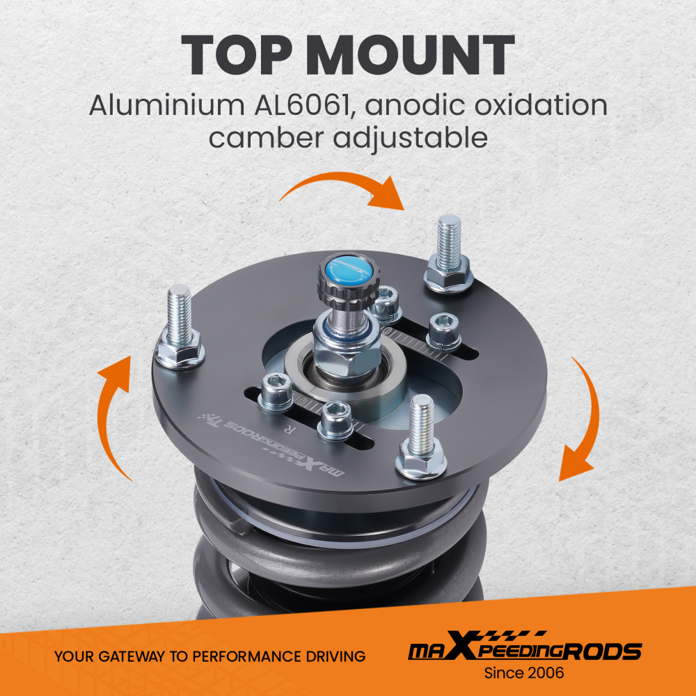 maXpeedingrods T7 Advanced Series Coilover compatible for BMW E36 3 Series 318i 323i 325i 328i 325is 318tds Lowering Kit