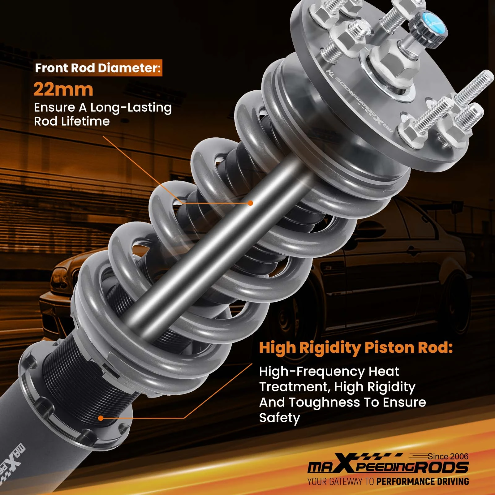 MaXpeedingods Coiloves Kits Fo Honda Accod 03-07 Shock