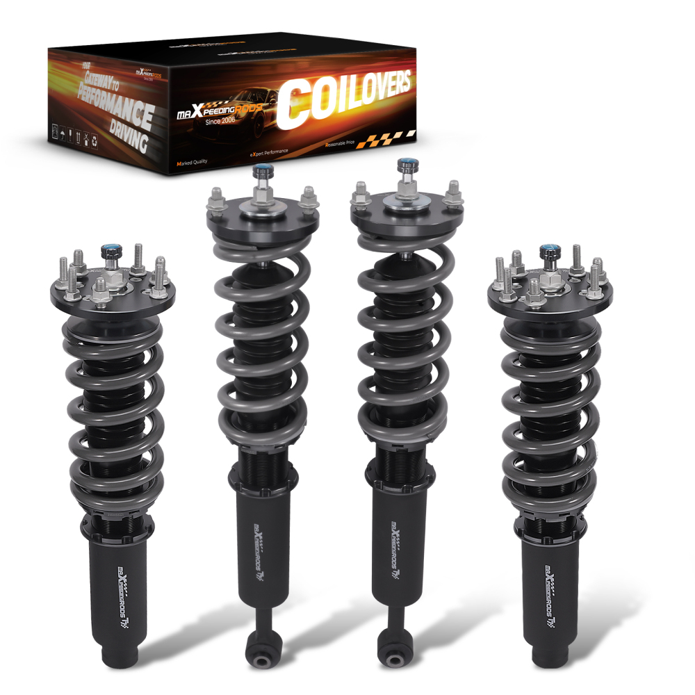 Maxpeedingrods T7 Coilovers Suspension Kit compatible for Acura TLType S 04-08 compatible for FWD Lowering Kit