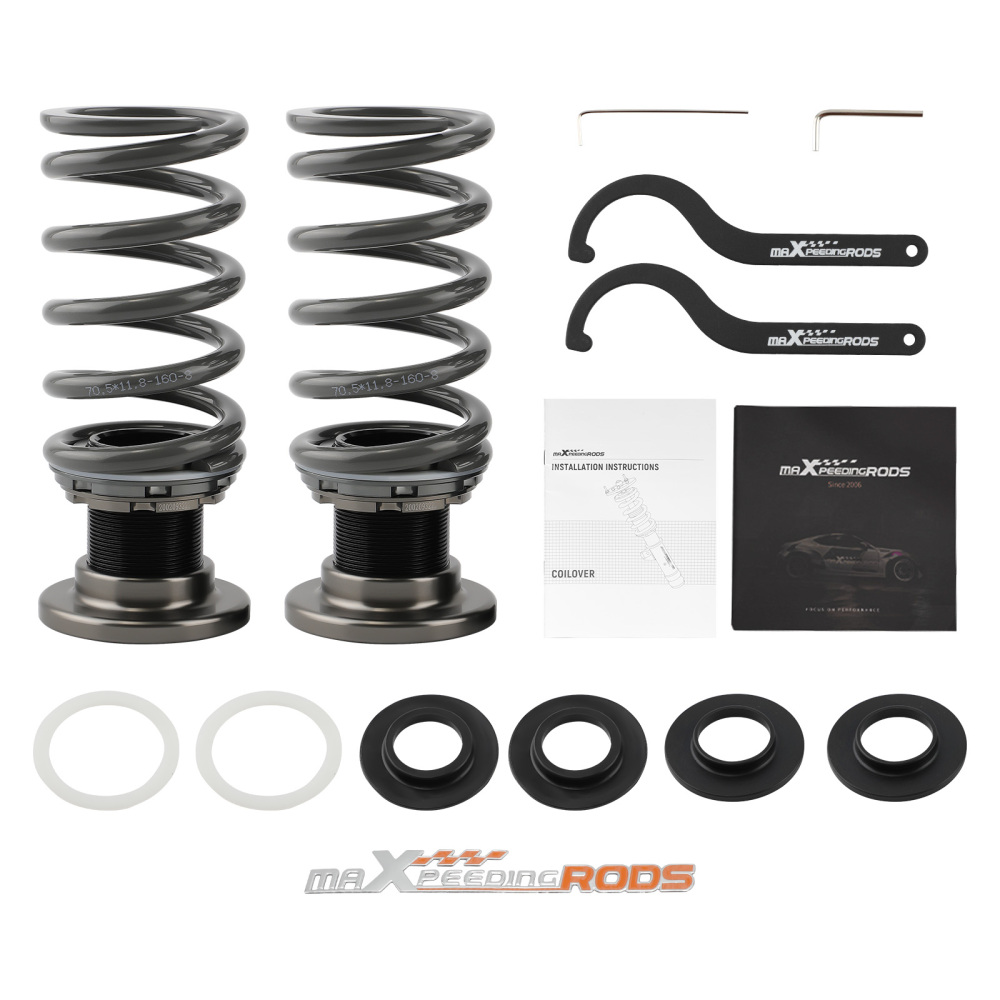 24 Way Adjustable Damper Force Coilover compatible for Honda Civic Si FD1/FD2/FD3 2006-2011 Lowering Kit