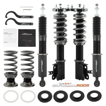 24 Way Adjustable Damper Force Coilover compatible for Honda Civic Si FD1/FD2/FD3 2006-2011 Lowering Kit