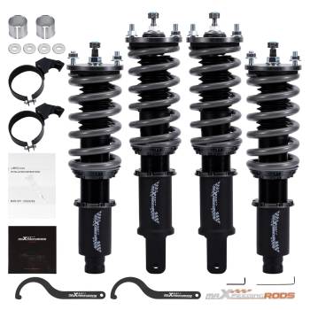 maXpeedingrods T7 Advanced Series Coilover compatible for Honda Civic EK1 EK2 EK3 EK4 EK5 EK8 EK9 EM1 96-00 Lowering Kit